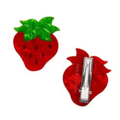 Erstwilder Darling Strawberry Hair Clips Set - 2 Piece* Hair Clips & Claws