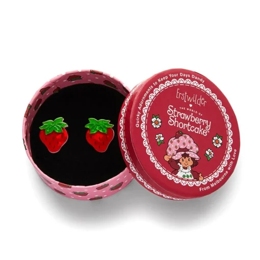 Erstwilder Darling Strawberry Stud Earrings* Earrings