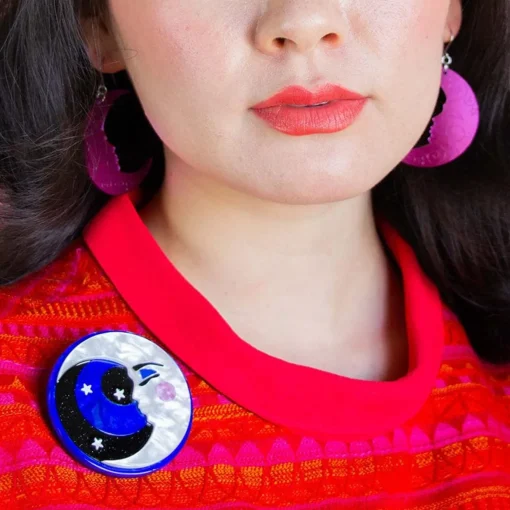 Erstwilder Dead Of Night Brooch* Brooches