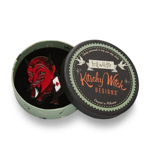 Erstwilder Deal With The Devil Brooch* Brooches