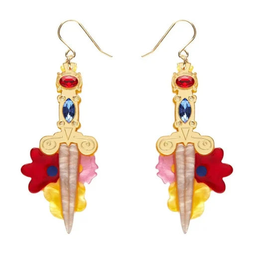 Erstwilder Double-Edged Delight Drop Earrings* Earrings