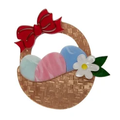 Erstwilder Egg Hunter'S Hamper Brooch* Brooches