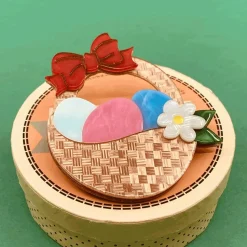 Erstwilder Egg Hunter'S Hamper Brooch* Brooches