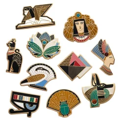 Erstwilder Egyptian Revival Enamel Pin Pack - 10 Piece* Enamel Pins