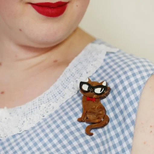Erstwilder Elissa The Indie Cat Brooch* Brooches