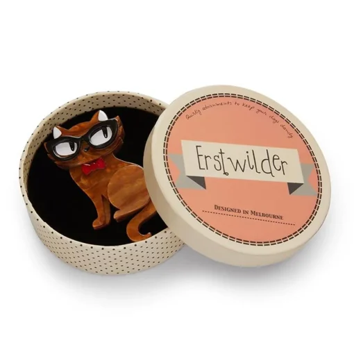 Erstwilder Elissa The Indie Cat Brooch* Brooches