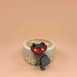 Erstwilder Elissa The Indie Cat Mini Brooch* Brooches
