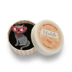 Erstwilder Elissa The Indie Cat Mini Brooch* Brooches