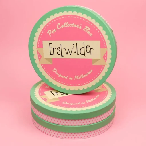 Erstwilder Enamel Pin Collectors Box (Cream)* Components