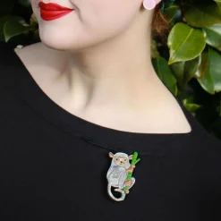 Erstwilder Eyes Wide Open Tarsier Brooch* Brooches