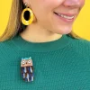 Erstwilder Feather Dress Brooch* Brooches