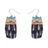 Erstwilder Feather Dress Drop Earrings* Earrings