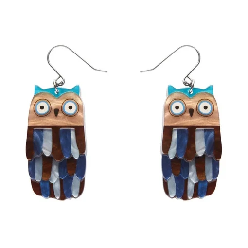 Erstwilder Feather Dress Drop Earrings* Earrings