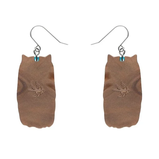 Erstwilder Feather Dress Drop Earrings* Earrings