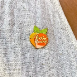 Erstwilder Feelin' Peachy Enamel Pin* Enamel Pins