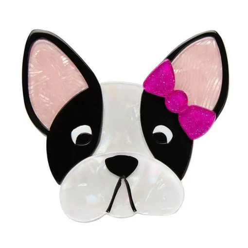 Erstwilder Felicia The Frenchie Dog Brooch* Brooches