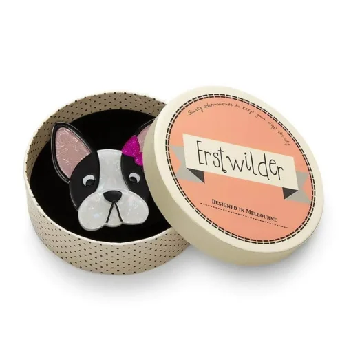 Erstwilder Felicia The Frenchie Dog Brooch* Brooches