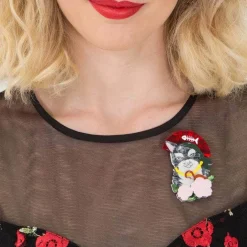 Erstwilder Feline First Mate Cat Brooch* Brooches