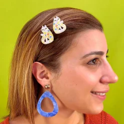 Erstwilder Feline Florescence Hair Clips Set - 2 Piece* Hair Clips & Claws
