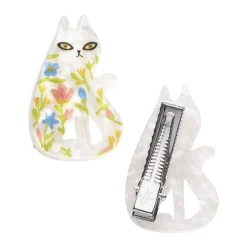 Erstwilder Feline Florescence Hair Clips Set - 2 Piece* Hair Clips & Claws