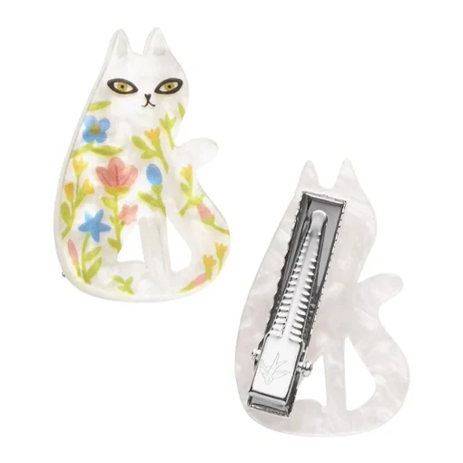 Erstwilder Feline Florescence Hair Clips Set - 2 Piece* Hair Clips & Claws