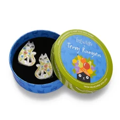 Erstwilder Feline Florescence Hair Clips Set - 2 Piece* Hair Clips & Claws