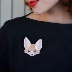Erstwilder Finnicky Fennec Fox Brooch* Brooches