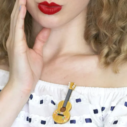Erstwilder Flamenco Guitarra Brooch* Brooches