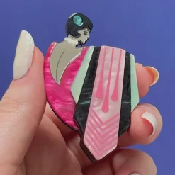 Erstwilder Flamingo Diva Brooch* Brooches