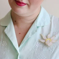 Erstwilder Flannel Flower Brooch* Brooches