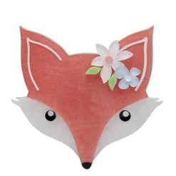 Erstwilder Flora Fox Face Brooch* Brooches