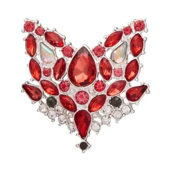 Erstwilder Flora Fox Face Stone Set Crystal Brooch* Brooches