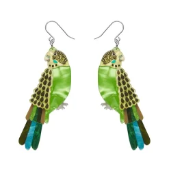 Erstwilder Flossie The Budgie Drop Earrings* Earrings