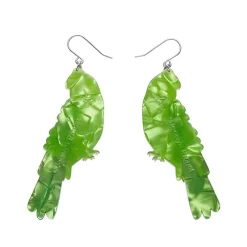 Erstwilder Flossie The Budgie Drop Earrings* Earrings