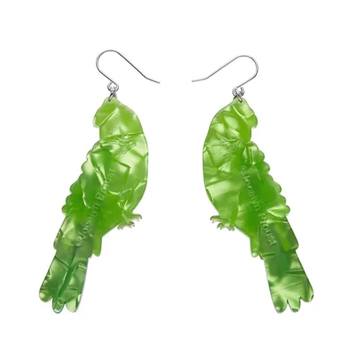 Erstwilder Flossie The Budgie Drop Earrings* Earrings