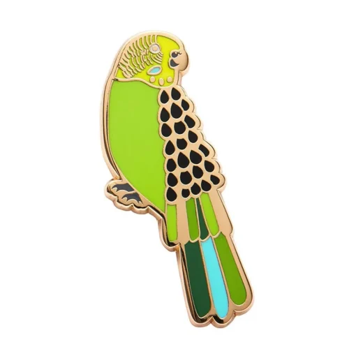 Erstwilder Flossie The Budgie Enamel Pin* Enamel Pins