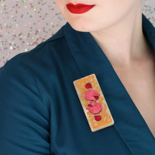 Erstwilder Flower And Thorn Brooch* Brooches