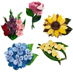 Erstwilder Flower Minis Brooch Set - 5 Pack* Brooches