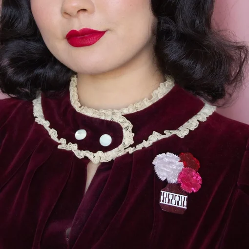 Erstwilder Flower Of The Gods Brooch* Brooches