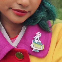 Erstwilder Follow The White Rabbit Brooch* Brooches