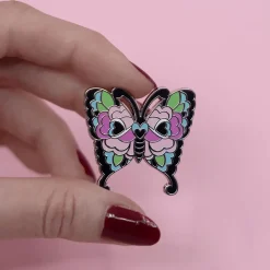 Erstwilder Fright Of The Butterfly Enamel Pin* Enamel Pins