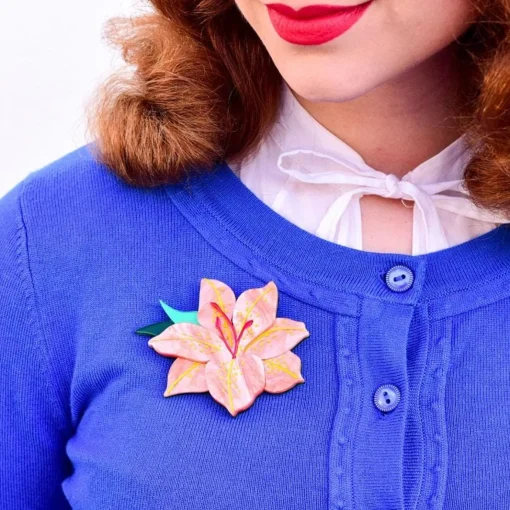 Erstwilder Frilly Lily Frond Brooch* Brooches