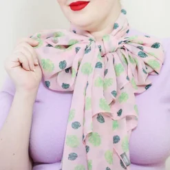 Erstwilder Fronds Of Fancy Monstera Large Neck Scarf* Scarves