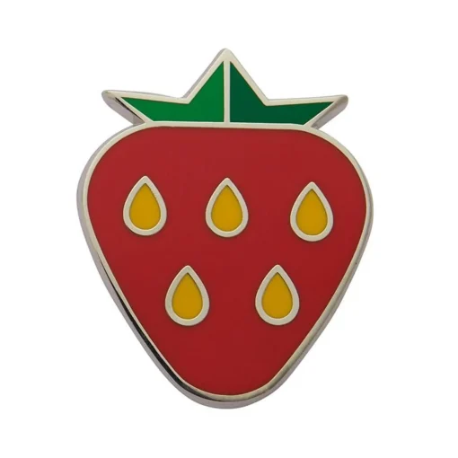 Erstwilder Fruit Salad Strawberry Enamel Pin* Enamel Pins