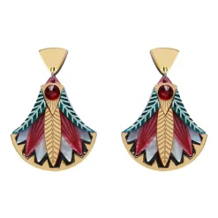 Erstwilder Gift Of The Nile Papyrus Drop Earrings* Earrings