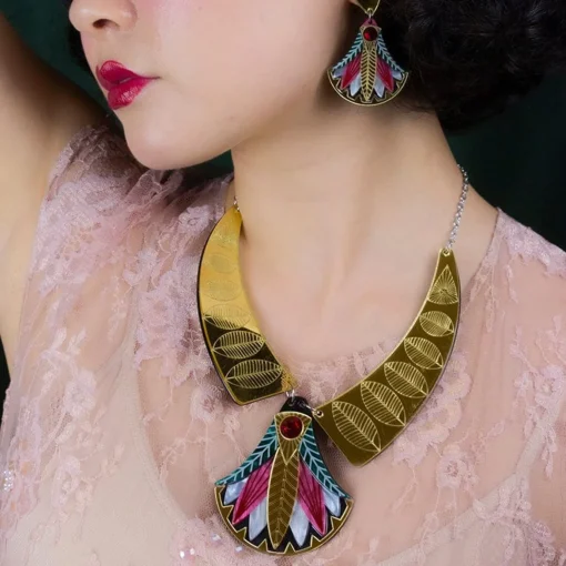 Erstwilder Gift Of The Nile Papyrus Necklace* Necklaces