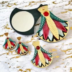 Erstwilder Gift Of The Nile Papyrus Brooch* Brooches