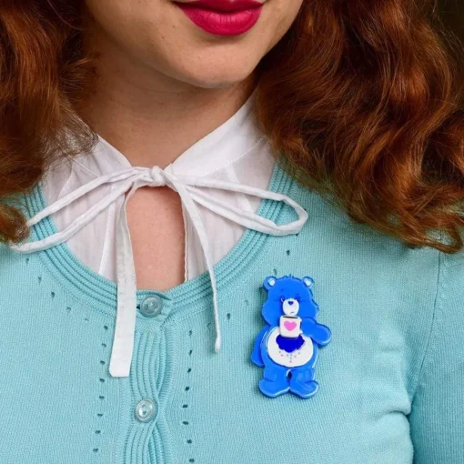 Erstwilder Good Morning, Grumpy Bear Brooch* Brooches