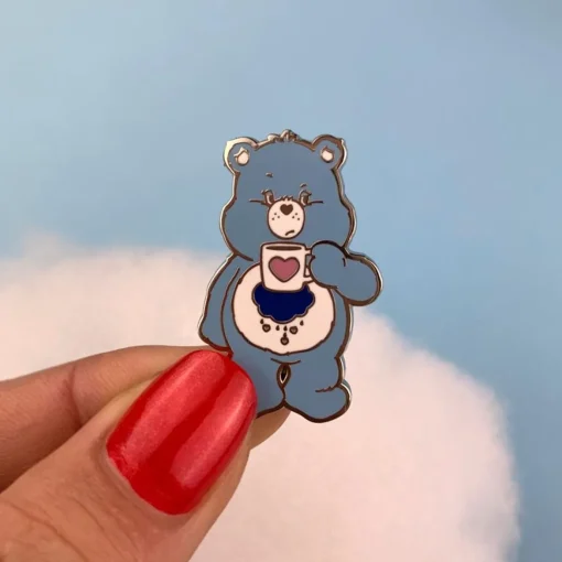 Erstwilder Good Morning, Grumpy Bear Enamel Pin* Enamel Pins