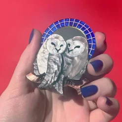 Erstwilder Good Omens Owls Brooch* Brooches